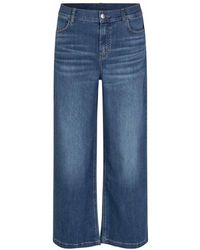 Masai - Jeans ,Blauw ,Denim Basic Denim Wijde Pijp Jeans - Lyst