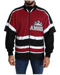 Dolce & Gabbana - Amore Sport Sweater Met Volledige Rits - Lyst