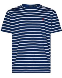 Polo Ralph Lauren - Blaue gestreifte polo t-shirts - Lyst