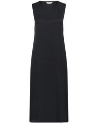 Part Two - Kleedjes ,Blauw ,Elegante Donkerblauwe Jurk - Lyst