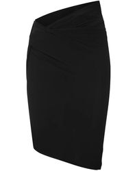 Jacquemus - Rokken ,Zwart ,Polyester Zwarte Midi Rok Voor Vrouwen - Lyst