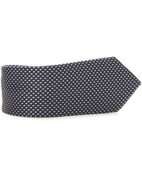 Canali - Cravatta in seta con micro stampa - Lyst