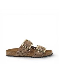 Geox - Schoenen ,Bruin ,Leer Brionia Slider - Lyst