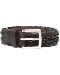 Orciani - Gevlochten Leren Riem - Lyst