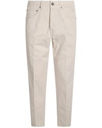 Lardini - Jeans ,Katoen Button Fly Straight Jeans - Lyst