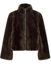 My Essential Wardrobe - Jassen ,Bruin ,Alexamw Fur Jacket - Lyst