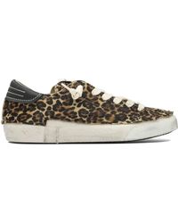 Philippe Model - Schoenen ,Bruin ,Leer Bruine Sneakers Voor Vrouwen Aw 25 - Lyst