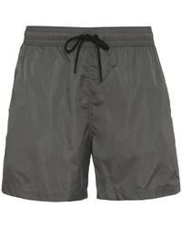 THE (Alphabet) - Metalen Nylon Zwemshorts Met Zakken - Lyst