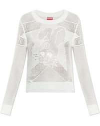 KENZO - Dekorativer Strickpullover - Lyst