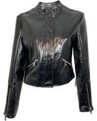 Patrizia Pepe - Leather jackets - Lyst