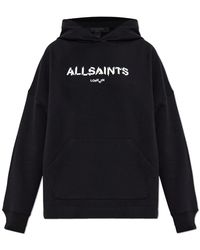 AllSaints - Static Etienne Oversized Hoodie - Lyst