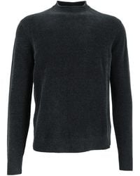 Rrd - Truien & Vesten ,Groen ,Polyester Velvet Round Knit - Lyst