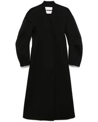 Jil Sander - Enkelrijige Wollen Jas - Lyst