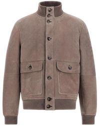 Herno - Leather Jackets - Lyst
