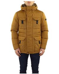 Peuterey - Jassen ,Bruin ,Aiptek Nbe 3 Fur Parka - Lyst