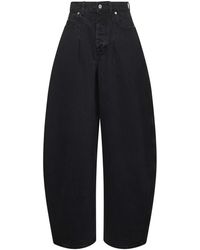Jacquemus - Jeans ,Zwart ,Denim Zwarte High-Rise Denim Jeans - Lyst