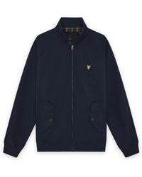 Lyle & Scott - Jassen ,Blauw ,Katoen Cotton Harrington Jas - Lyst