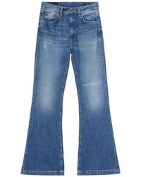 Dondup - Flared olivia jeans para mujeres - Lyst