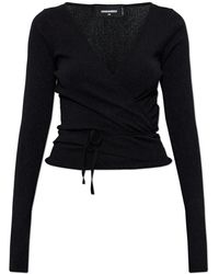 DSquared² - Strickjacke Mit Lurexfaden - Lyst