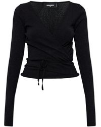 DSquared² - Vest Met Lurex Draad - Lyst