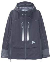 and wander - Jassen ,Grijs ,Nylon Pertex Shield Nylon Jas - Lyst