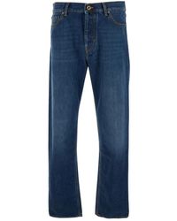 Jacob Cohen - Blaue Gerades Jeans Mit Fünf Taschen - Lyst