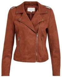 Vila Biker Jacket - Bruin