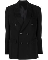 Wardrobe NYC - Jassen ,Zwart ,Wol Klassieke Double Breasted Blazer - Lyst