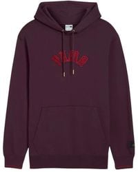 PUMA - Felpa con Cappuccio Play Loud Classics da Uomo XL Midnight Plum Purple - Lyst