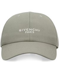 Givenchy - Paris Bestickte Kappe Aus Baumwolle - Lyst