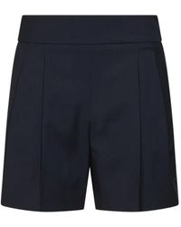 Max Mara - Lichtgewicht Wollen Stof Shorts - Lyst