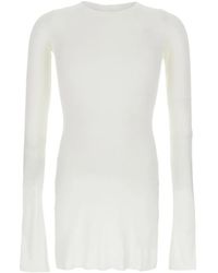 Rick Owens - Rib T-Shirt Met Lange Mouwen - Lyst