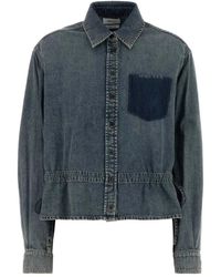 McQueen - Chambray Shirt Jacket - Lyst