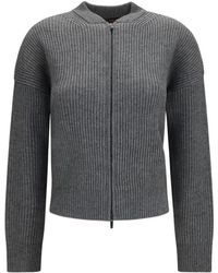 Max Mara - Carnet Rippstrick-Cardigan - Lyst
