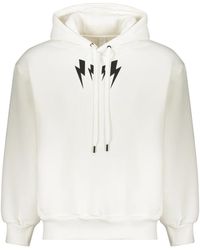 Neil Barrett - Hoodies & Sweatvesten ,Wit ,Sweatshirts & Hoodies - Lyst
