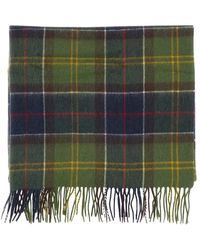Barbour - Accessoires ,Veelkleurig ,Wol Braden Tartan Wool Scarf - Lyst