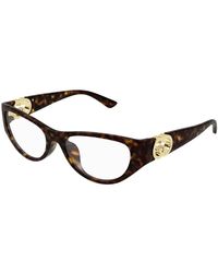 Gucci - Stylische Brille Mit Schwarzem Rahmen - Lyst