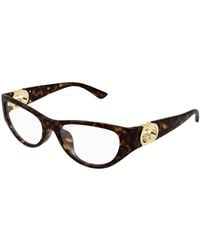 Gucci - Stijlvolle Bril Met Zwart Montuur - Lyst