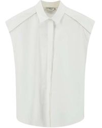 8pm - Overhemden ,Wit ,Katoen Londra Shirt - Lyst