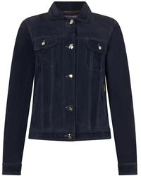 Moorer - Overhemden ,Zwart ,Leer Elegant Jacket - Lyst