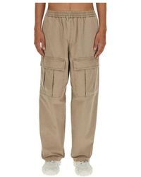 Acne Studios - Broeken ,Katoen Prudento Cotton Ripstop Pants - Lyst