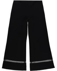 KHAITE - Broeken ,Zwart ,Polyester Wallace Pant - Lyst