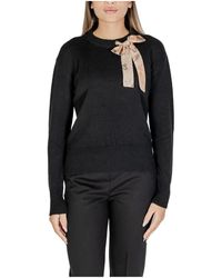 Alviero Martini 1A Classe - Schwarzer langarm-strick herbst/winter - Lyst
