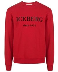 Iceberg - Bordeaux Hoodies Für Männer - Lyst