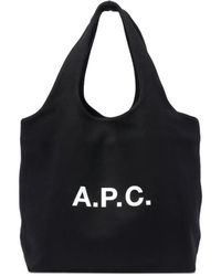 A.P.C. - Schwarze Schultertasche Stilvoll Und Elegant - Lyst