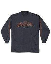 Balenciaga - Long Sleeve T-Shirts - Lyst