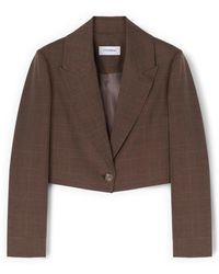 mötivi - Jassen ,Bruin ,Polyester Spencer Jacket - Lyst