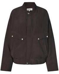 Lolly's Laundry - Donker Mokka Katoenen Jas - Lyst