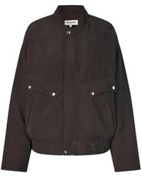 Lolly's Laundry - Donker Mokka Katoenen Jas - Lyst