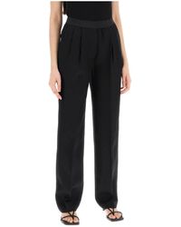 Loulou Studio - Trousers > wide trousers - Lyst